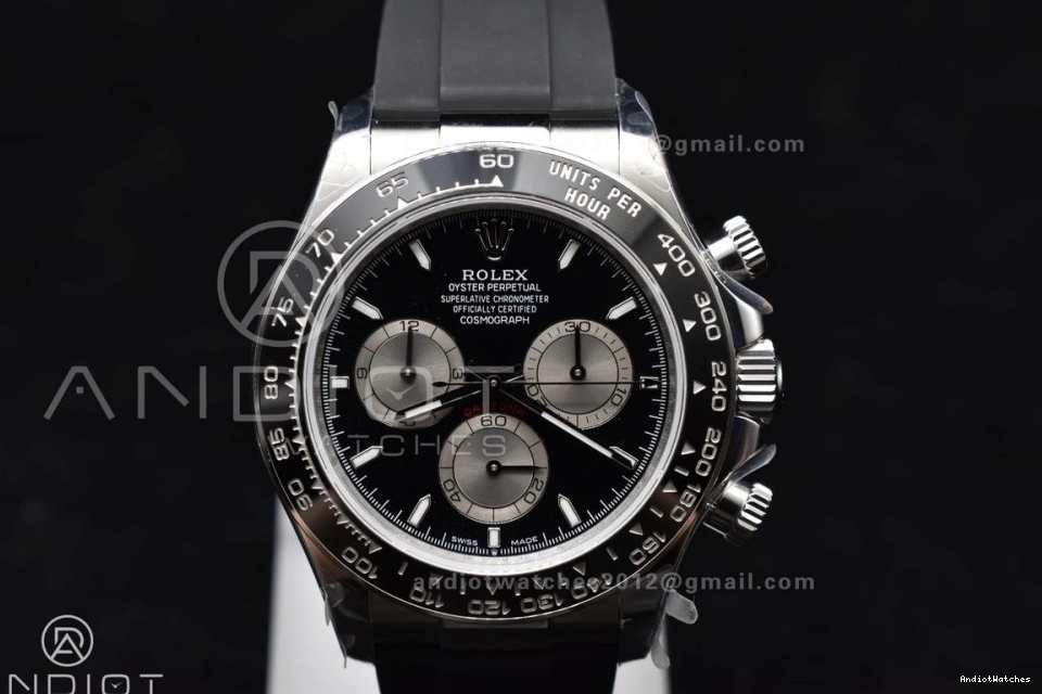 Daytona Edition 126519LN 1:1 V SH4131 Best Tailored 819 on QF Rubber Strap 0112